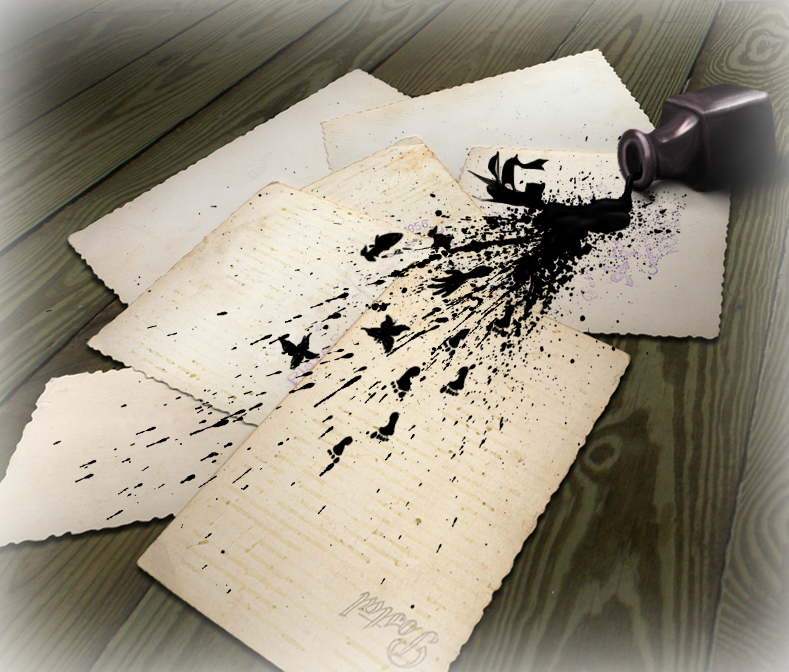 tinta caida